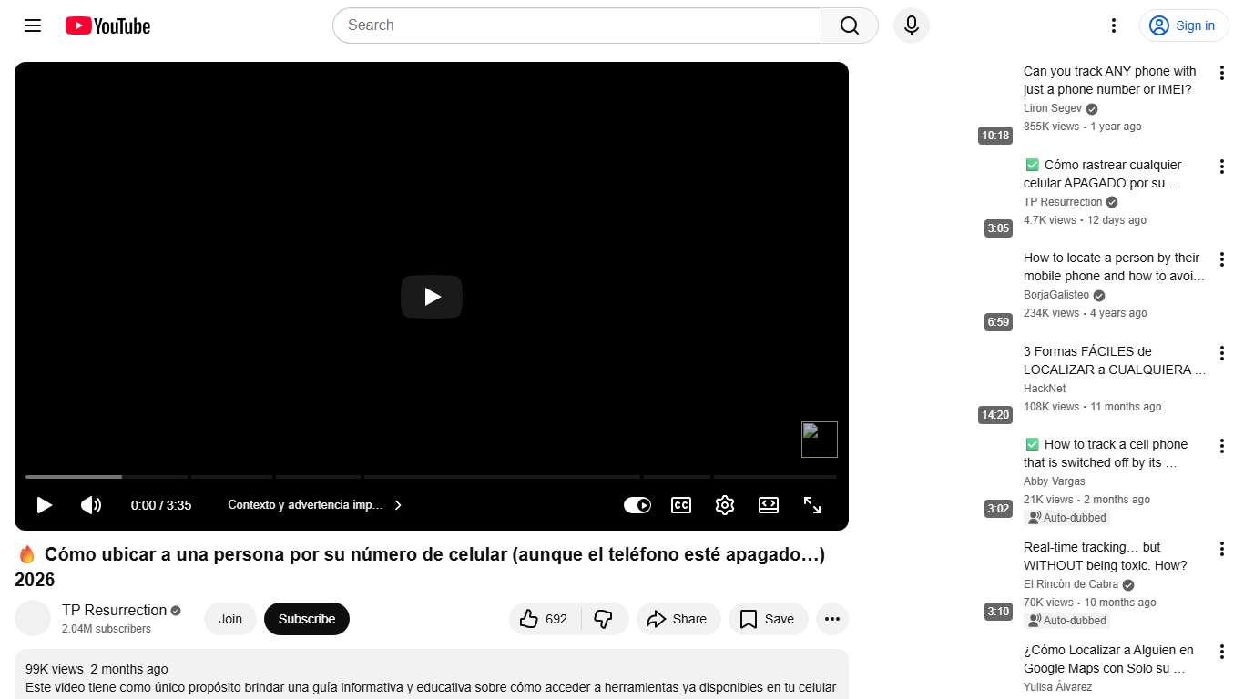 🔥 Cómo ubicar a una persona por su número de celular (aunque el teléfono esté apagado…) 2026 - YouTube